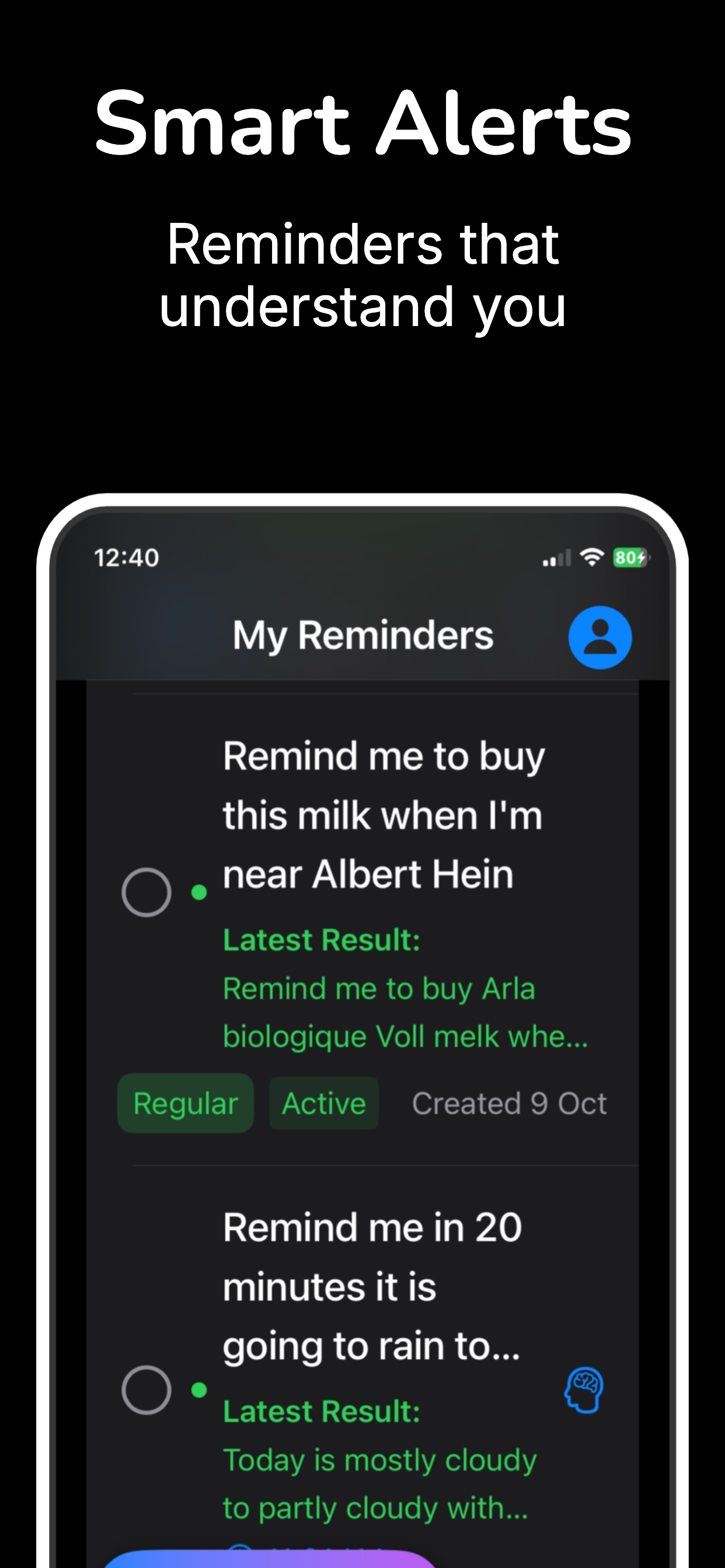 Smart Alerts